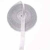 Стрічка окантовочна (обшивка), 22-23мм   сіра