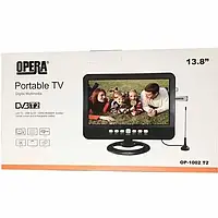 TV Opera 1002 13.8" Портативний телевізор з Т2 USB SD