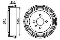 Тормозной барабан OPEL COMBO / OPEL ASTRA G (T98) / OPEL ASTRA F (T92) 1991-2011 г.