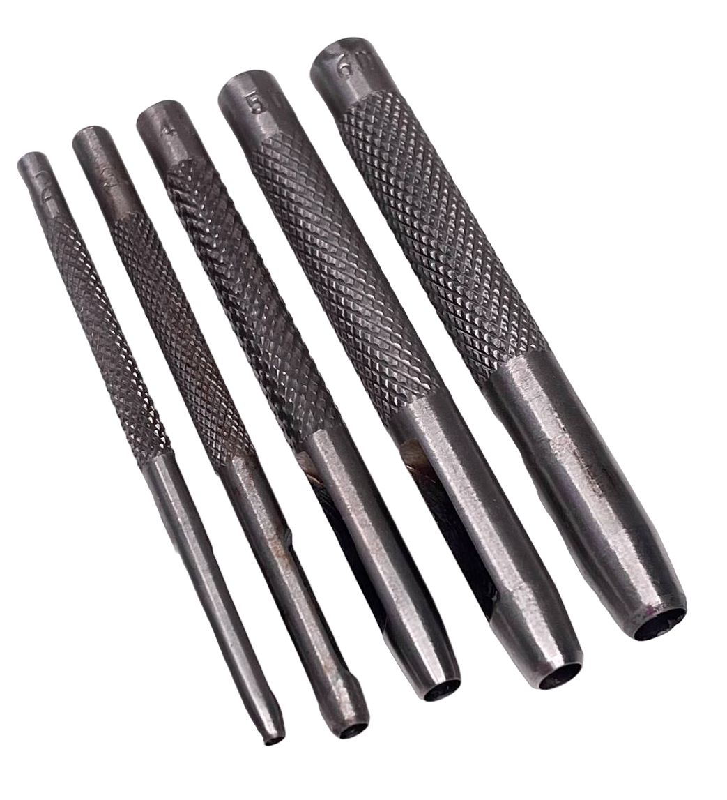 Набір Круглих пробійників 5 штук просічка перфорація 2, 3, 4, 5, 6 мм, кругла форма, фото 1