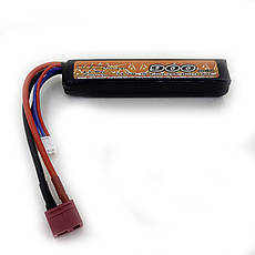 Акумулятор Li-Po 11.1V 900mah - stick 20-40C моноблок Т-конектор (VBPower) (для страйкболу), фото 3