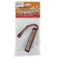 Акумулятор Li-Po 11.1V 900mah - stick 20-40C моноблок Т-конектор (VBPower) (для страйкболу), фото 5