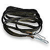 Віжки для коня Horse Stall подвійні нейлонові однокінні 10 м, чорні, фото 9