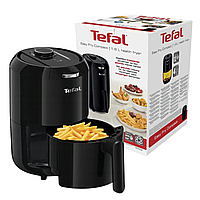 Аэрофритюрница с антипригарным покрытием Tefal Easy Fry Compact EY101815 Безмасляная фритюрница с таймером