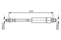 Тормозной шланг AUDI A4 B5 (8D2) / AUDI 80 B4 (8C2) / AUDI 100 C4 (4A5) 1982-2002 г.