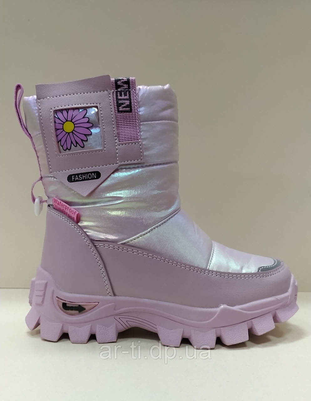 Зимові чоботи термо на дівчинку 28 розміру, фото 1