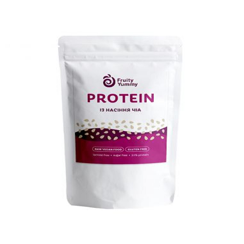 Протеїн з насіння чіа 200г Fruity Yummy, фото 1