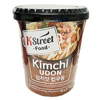 Локшина рамен K STREET FOOD Instant Udon Noodles Cup Kimchi 192 грам