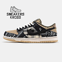 Nike SB Dunk Low x Travis Scott Cactus Jack, Женские кроссовки Найк СБ Данк, Nike dunk на весну