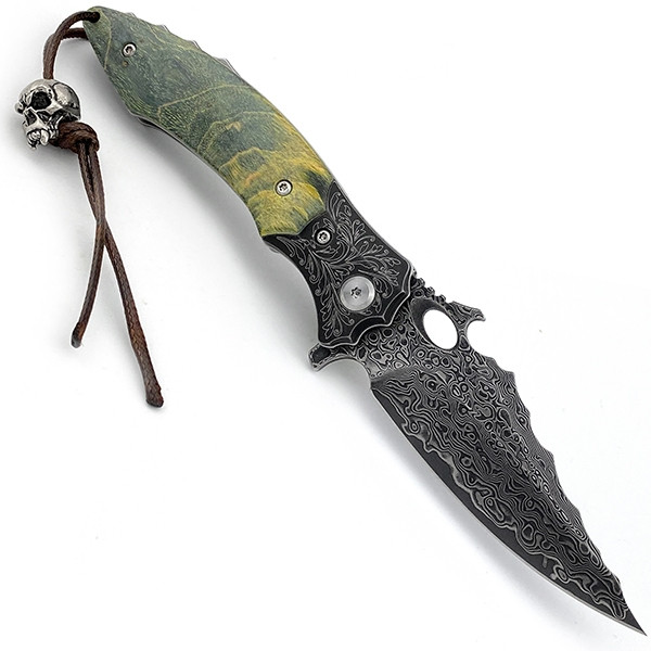 Ніж Damascus Emerson Wood JX002