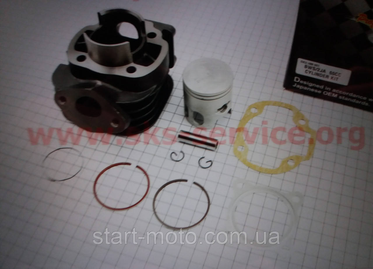 65cm3 YAMAHA 2T CHAMP GEAR 2JA JOG BWS SLIDER Циліндр к-кт 44mm p-10mm фірма MotoTech — Оригінал Тайвань, фото 1