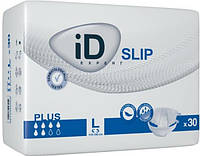 Підгузки для дорослих ID SLIP Plus Large 30 шт 80 см-125 см, ID L 6 крапель