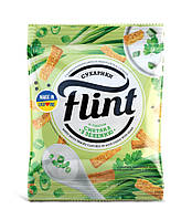Сухарики FLINT зі смаком сметани та зеленью 70г