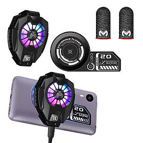 Ігровий комплект MEMO: теплопровідна магнітна пластина VC01 + кулер Пельтьє DL05 + напальчники FS01 телефону