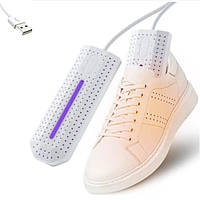 Сушарка для взуття електрична від usb для взуття кросівок чобіт спортивного взуття черевиків з ультрафіолетом
