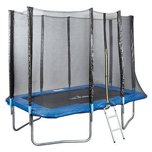 Батут Let'sGo із захисною сіткою 7х10" (213х305 см) синій
