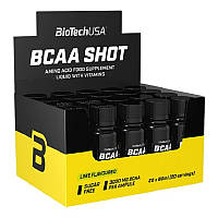 Амінокислоти BioTech USA BCAA Shot (20 x 60 мл, лайм)