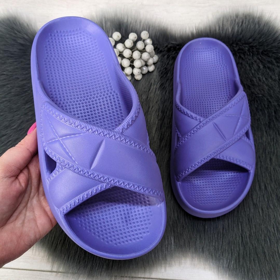 Шльопанці жіночі сланці пінкові фіолетові (вістерія) Даго Стиль 4364, фото 1