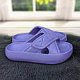 Шльопанці жіночі сланці пінкові фіолетові (вістерія) Даго Стиль 4364, фото 2