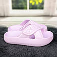 Шльопанці жіночі сланці пінкові бузкові (лаванда) Даго Стиль 4364, фото 4