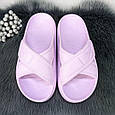 Шльопанці жіночі сланці пінкові бузкові (лаванда) Даго Стиль 4364, фото 6