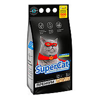 Наполнитель SuperCat Премиум, гранулы 4 мм, 3кг