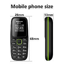 Міні мобільний телефон BM310 чорний MTK626 2 sim, фото 2