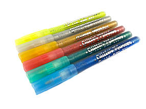 Набір маркерів STA з флуоресцентною перламутровою фарбою 6 кольорів