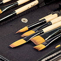 Набір професійних пензлів Artist Brush, у пеналі, 14 шт у наборі Відеоогляд!, фото 5