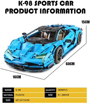 Конструктор дитячий автомобіль спортивна машина спортивна машина суперкар Lamborghini Centenario, фото 2