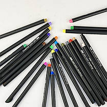 Набір різнокольорових линеров ручок Fineliner Color в кейсі 24 кольору професійний набір для скетчів, фото 3