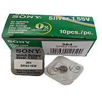 Батарейка Sony AG1 (SR621, 364) (придатний до 08.2021) 1шт