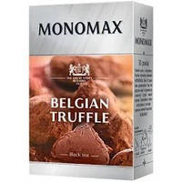 Упаковка чаю чорного цейлонського листового Мономах Belgian Truffle з лапачо, пелюстками квітів та натуральним