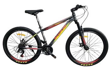 Велосипед спортивний Corso "Skywalker" 26" дюймів (сталева рама 15'', 21 швидкість, складання 75%) SW-26333