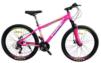 Велосипед спортивний Corso "Skywalker" 26" дюймів (сталева рама 15'', 21 швидкість, складання 75%) SW-26615