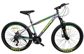 Велосипед спортивний Corso "Skywalker" 26" дюймів (сталева рама 15'', 21 швидкість, складання 75%) SW-26799