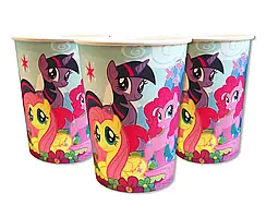 Скляночки "Little Pony - 2". Об'єм-250 мл, в пак. 10 шт