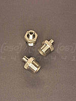 Ніпель перехідний різьбовий нержавіючий DN10x6 (3/8"x1/8"), н/ж сталь AISI 304, з шестигранником, Class 150