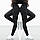 Жіночі стильні лосини/легінси для занять спортом/фітнесом «Fitness lovers» (чорний), фото 2