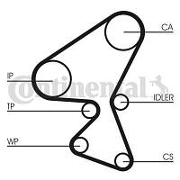 Ремень ГРМ CITROEN C2 (JM_) / FIAT SCUDO (220_) / FORD FUSION (JU_) 1994-2017 г.