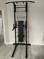 Шведська стінка для дому та спортзалу тренажер для дітей та дорослих металева до 120 кг турнік бруси