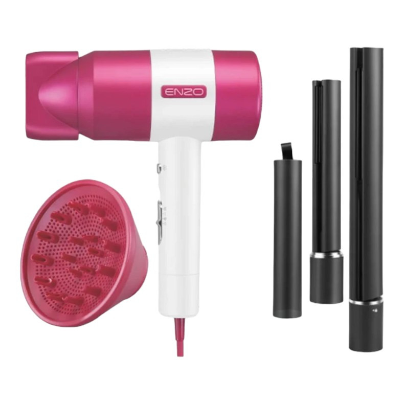 Набір для укладання волосся 3в1 (фен, плойка велика, плойка маленька) ENZO-139, фото 1