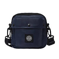 Сумка через плече Stone Island 16x16 синій