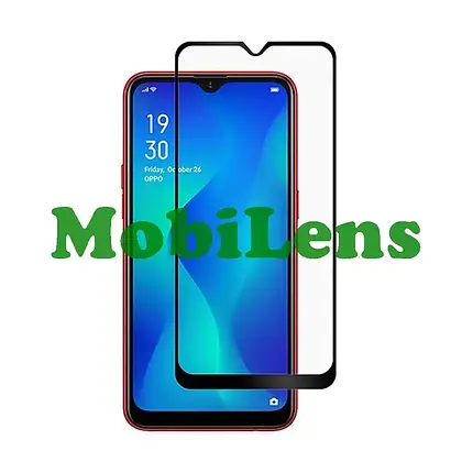 Oppo A1K, CPH1923, Realme C2 RMX1941 Захисне скло чорне, фото 1