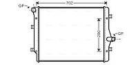 Радиатор AUDI TT (8J9) / VW GOLF (1K1) / AUDI A3 (8P7) / VW CC B7 (358) 2003-2019 г.