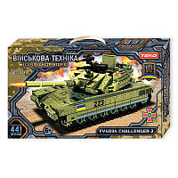 Конструктор "Военная техника" 33508 "Teko", 441 деталь, танк Challenger 2, в коробке