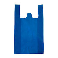 Пакет тканевый, эко сумка, голубой, размер 30*50*13