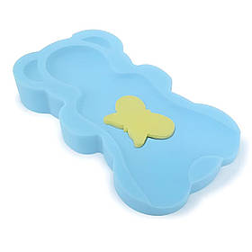 Поролонова вкладка Badum Maxi в дитячу ванну з анатомічною виїмкою Mumlove Блакитний