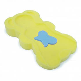 Поролонова вкладка Badum Maxi в дитячу ванну з анатомічною виїмкою Mumlove Жовтий