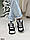36,40рр!!!! Жіночі стильні кросівки на платформі Чорно-білі, фото 10